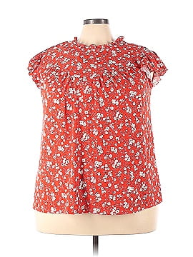 Indigo Rose Short Sleeve Blouse (view 1)