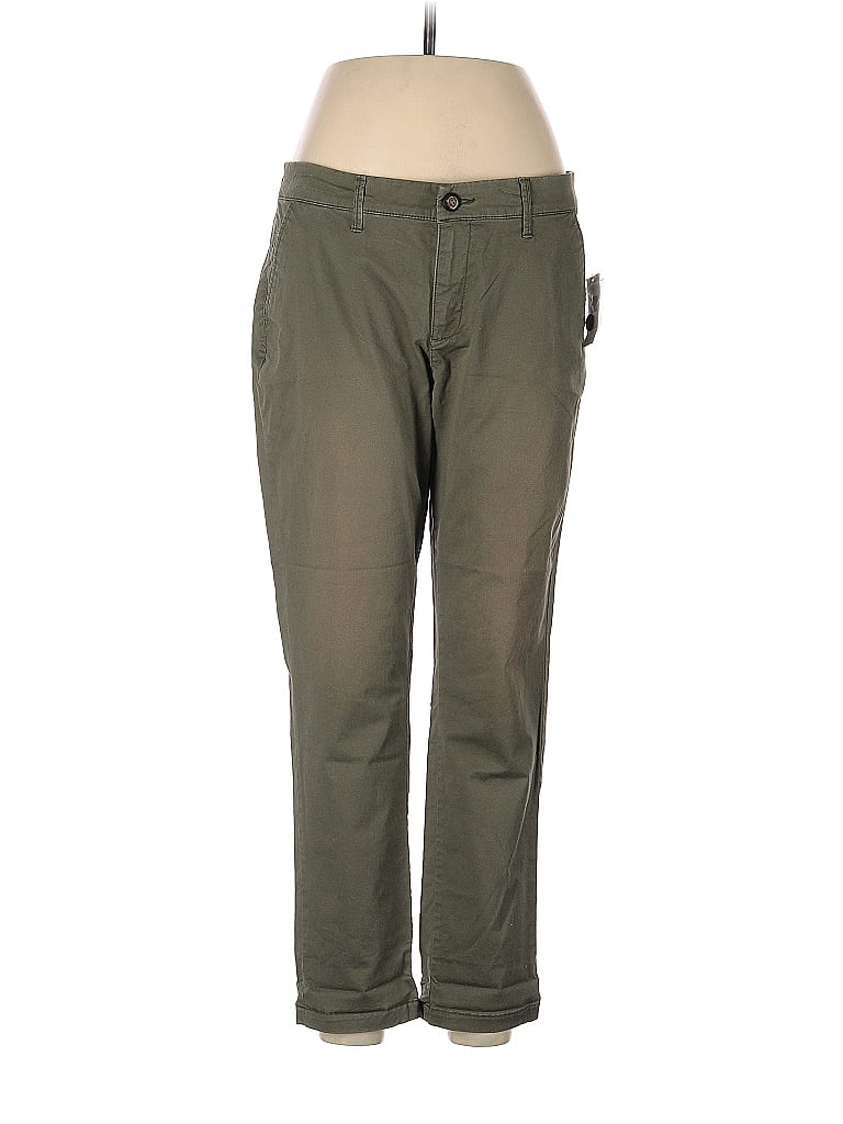 Gap Outlet Solid Green Khakis Size 6 - photo 1