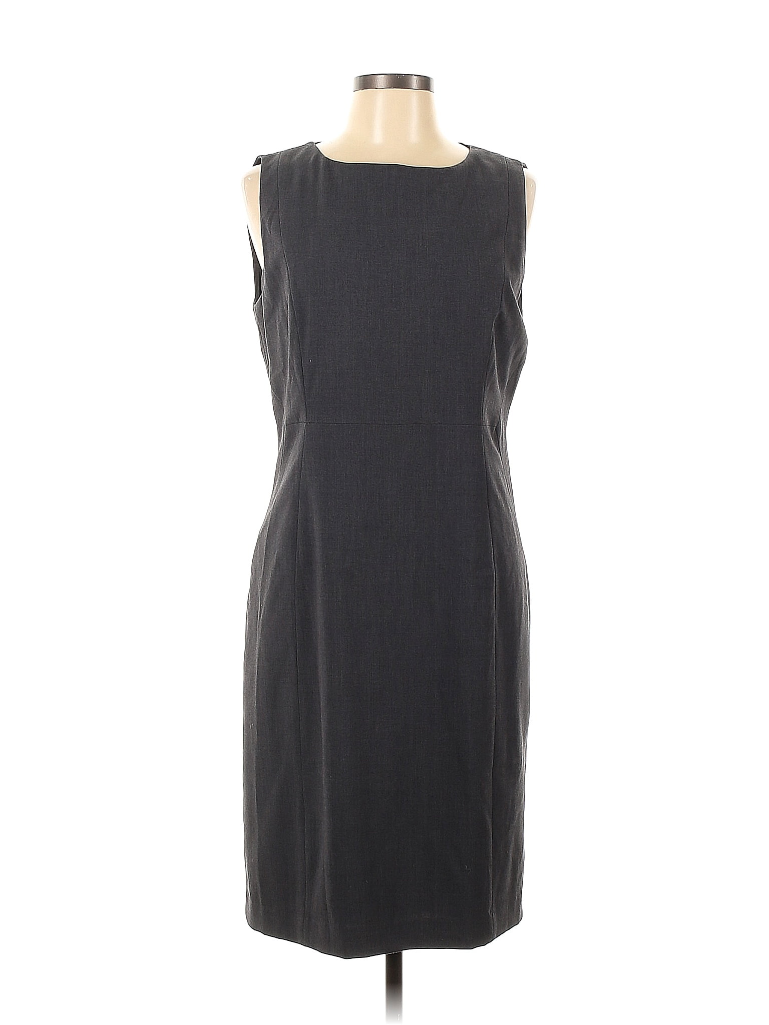 Dress Casual Midi By Tahari In Black, Size: 8 main image 1