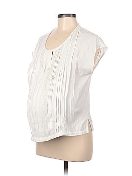 Mother's Work Maternity Short Sleeve Blouse (view 1)