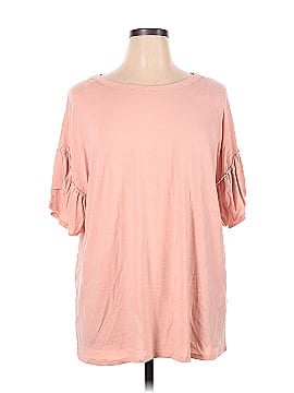 Pink Blush Short Sleeve Top (view 1)