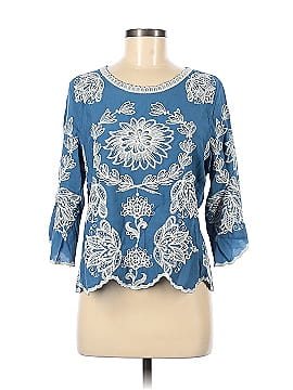 Solitaire 3/4 Sleeve Blouse (view 1)