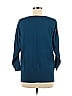 Alfani Floral Motif Blue Pullover Sweater Size M - photo 2