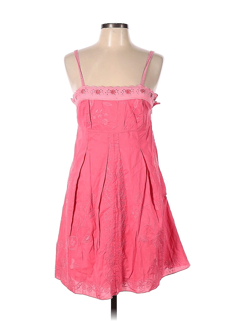 Aryeh Hearts Pink Casual Dress Size L - photo 1