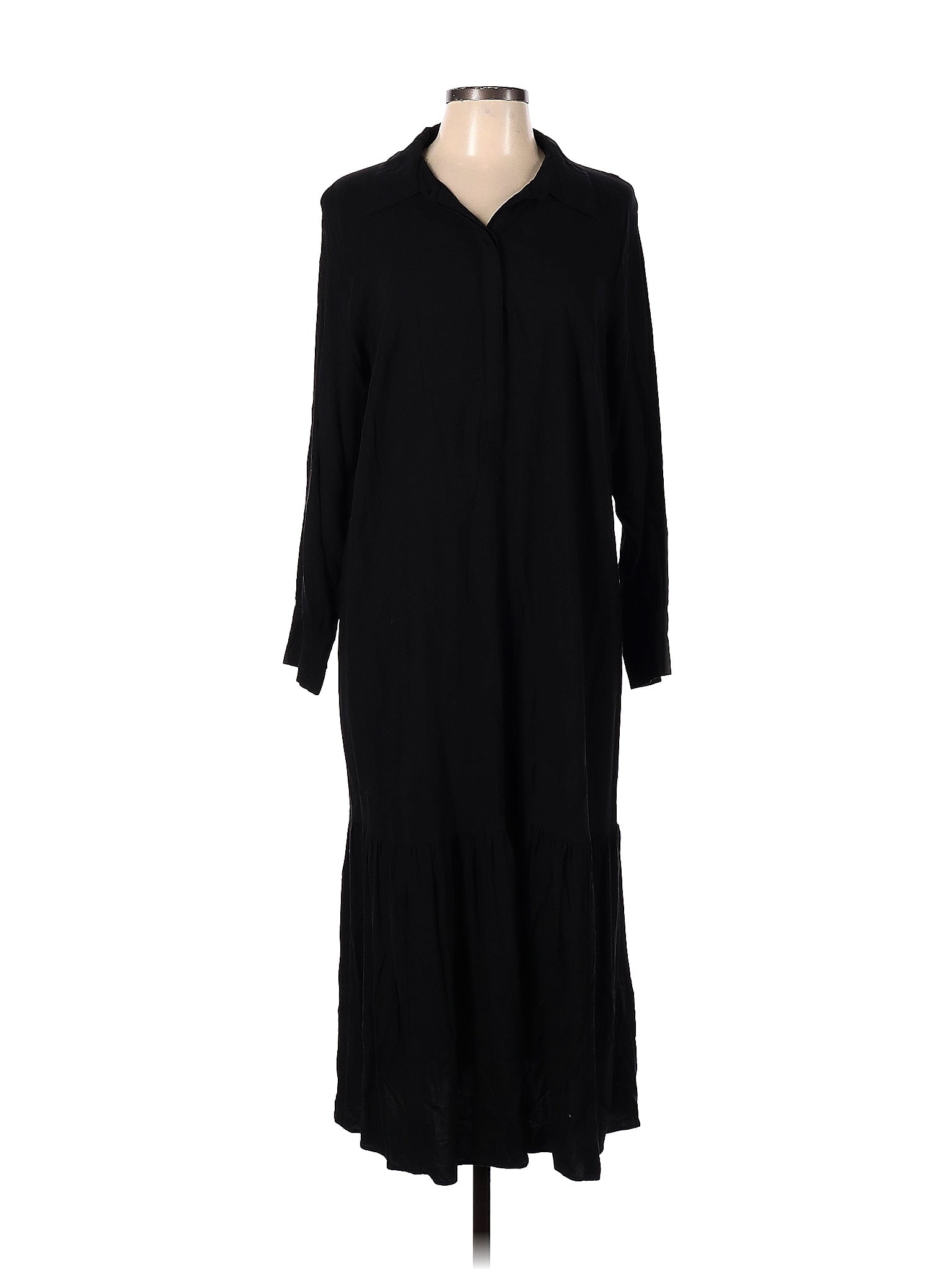 H&M Black Casual Dress Size L 43 off thredUP