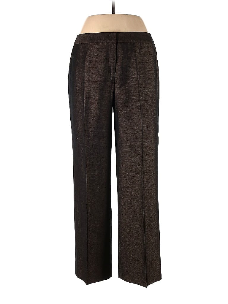 Lafayette 148 New York Black Brown Wool Pants Size 12 - 84% off | thredUP