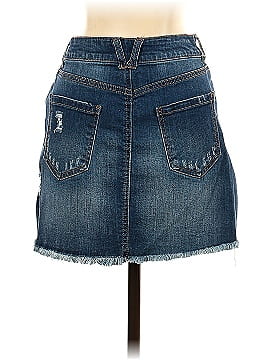 Wax Jean Denim Skirt (view 2)