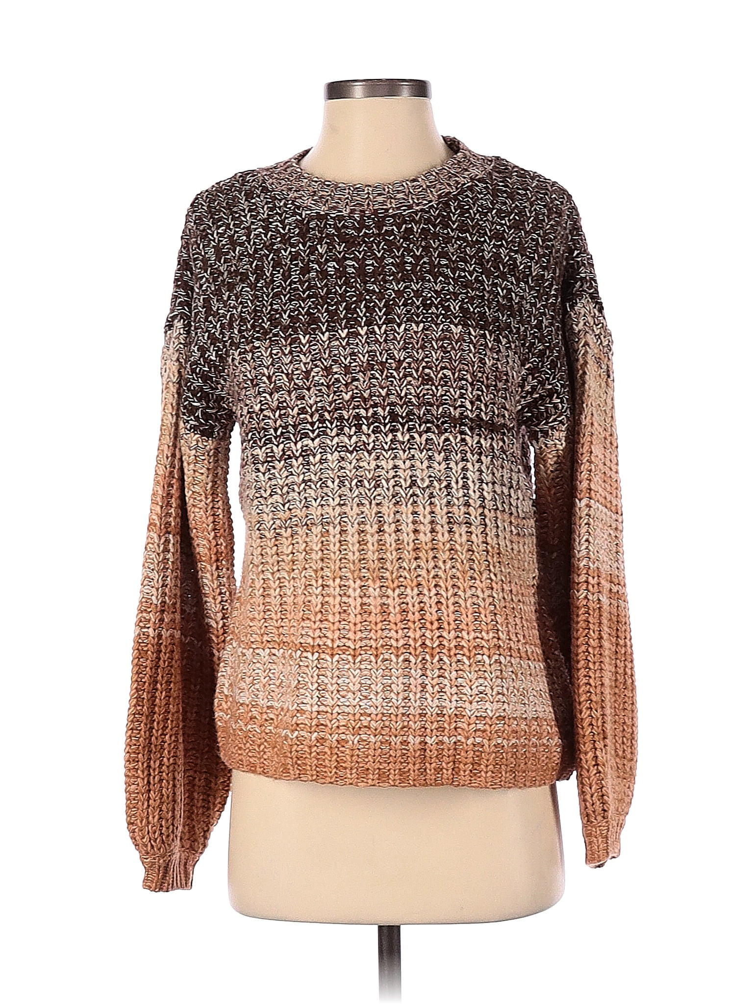 525 America 100% Acrylic Brown Pullover Sweater Size XS - 75% off | thredUP