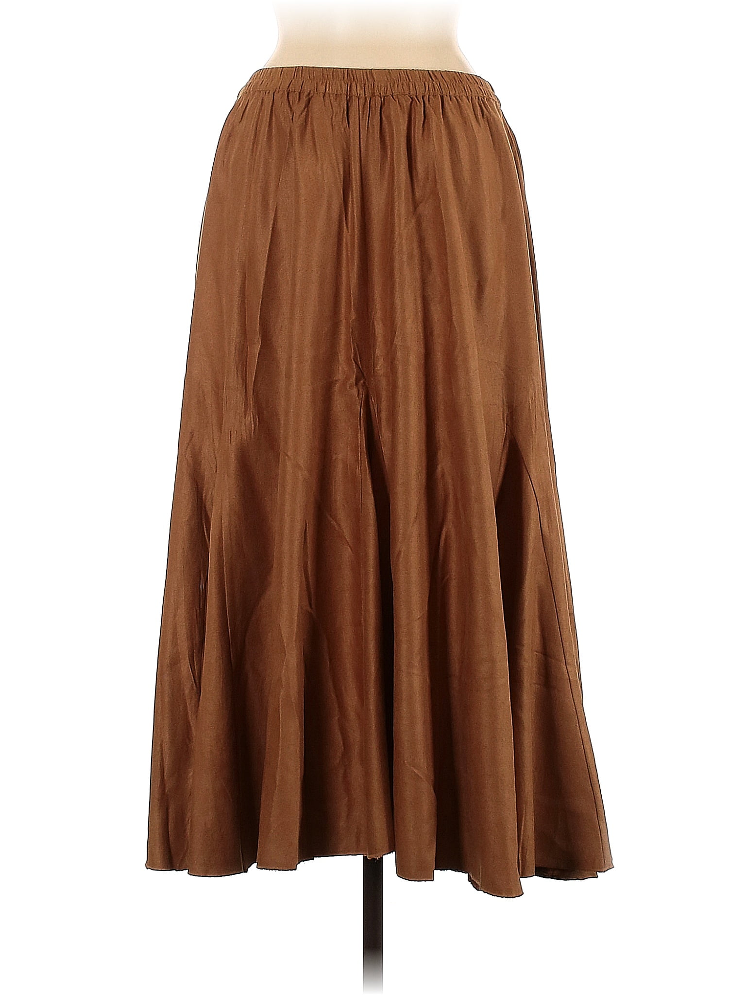 Serengeti 100 Polyester Brown Formal Skirt Size M 66 off thredUP
