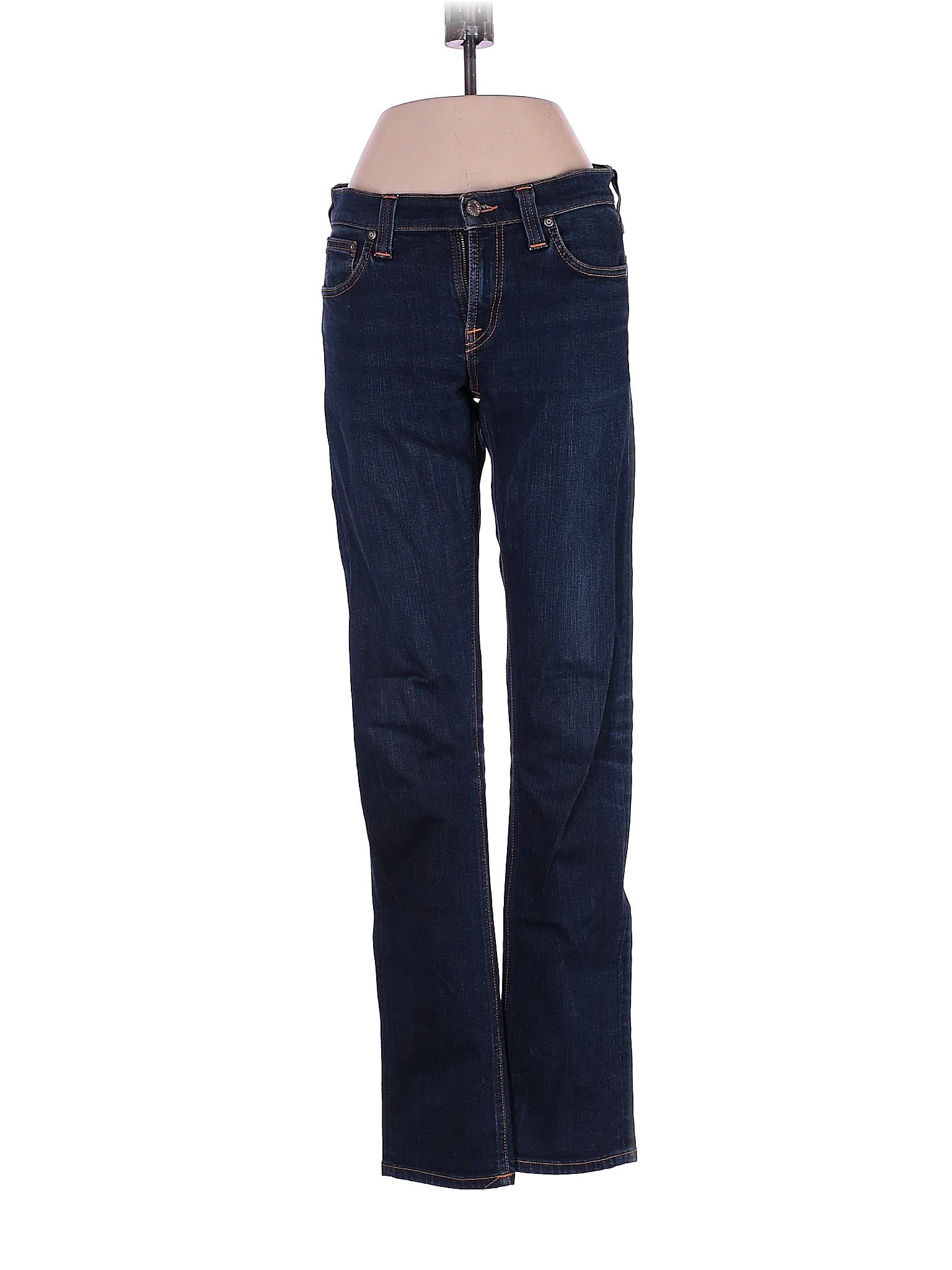 Nudie Jeans Solid Blue Jeans 26 Waist - 78% off | thredUP