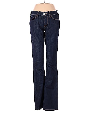 Lucky Brand 100% Cotton Solid Blue Jeans Size 4 - 68% off