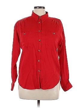 Joan Harper Long Sleeve Button-Down Shirt (view 1)