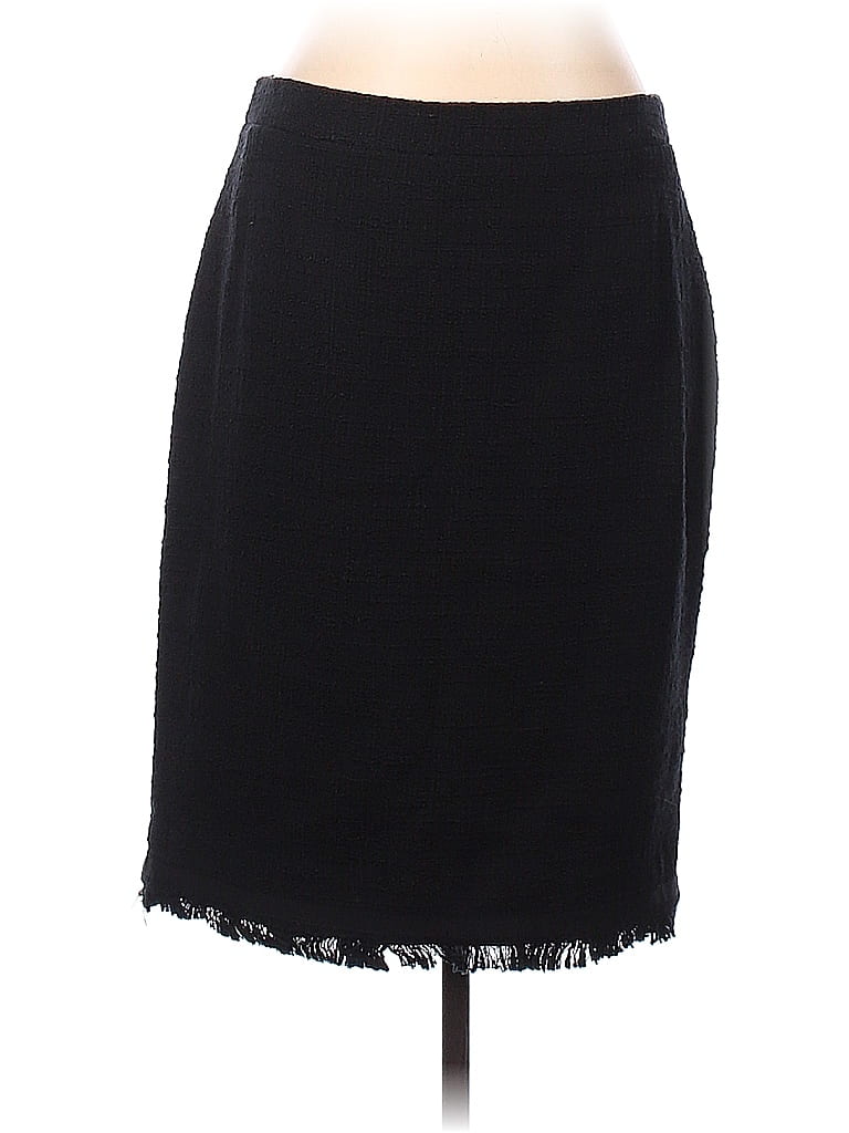 J.Crew 100 Cotton Black Formal Skirt Size 12 76 off thredUP