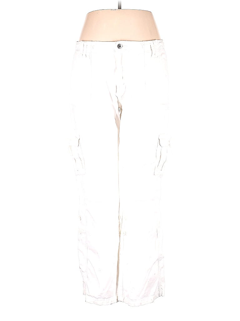 Jean Vintage St John Signature - Blanc, Taille 16, Coupe Droite, 96% Coton