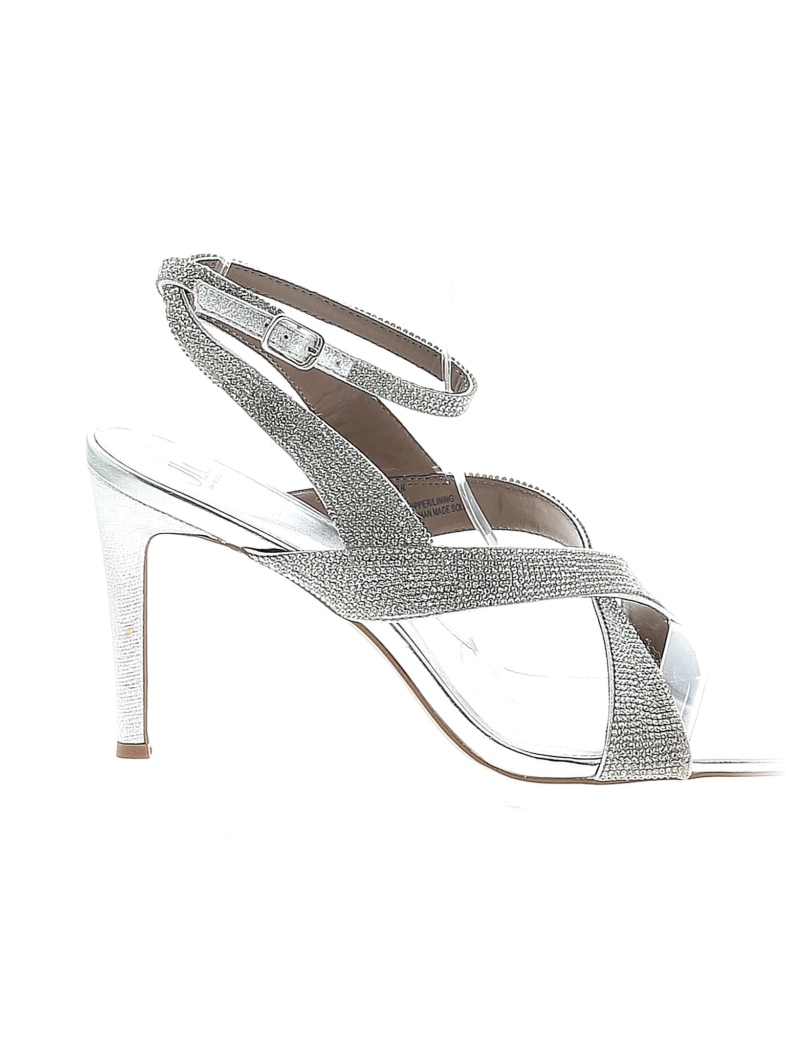 JLo by Jennifer Lopez Solid Metallic Silver Heels Size 11 - 61% off ...