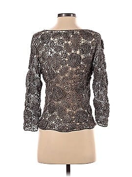 Carmen Marc Valvo Collection Long Sleeve Top (view 2)