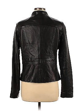 MICHAEL Michael Kors Leather Jacket (view 2)