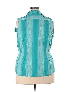 Jaclyn Smith Sleeveless Button-Down Shirt (view 2)