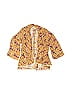 Knit Works 100% Polyester Yellow Kimono Size 14 - photo 1