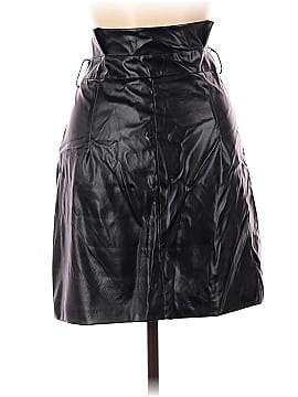 Cider Faux Leather Skirt (view 2)