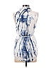 Liz Lange Maternity 100% Rayon Tie-dye White Blue Sleeveless Blouse Size S (Maternity) - photo 2