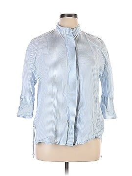 Who What Wear 3/4 Sleeve Button-Down Shirt (view 1)
