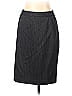 Ann Taylor Tweed Chevron-herringbone Gray Formal Skirt Size 10 - photo 1
