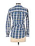 Madewell 100% Cotton Plaid Blue Long Sleeve Button-Down Shirt Size XXS - photo 2