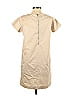 Makie 100% Cotton Solid Tan Casual Dress Size S - photo 2