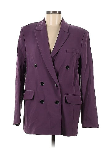 Zara shop purple blazer