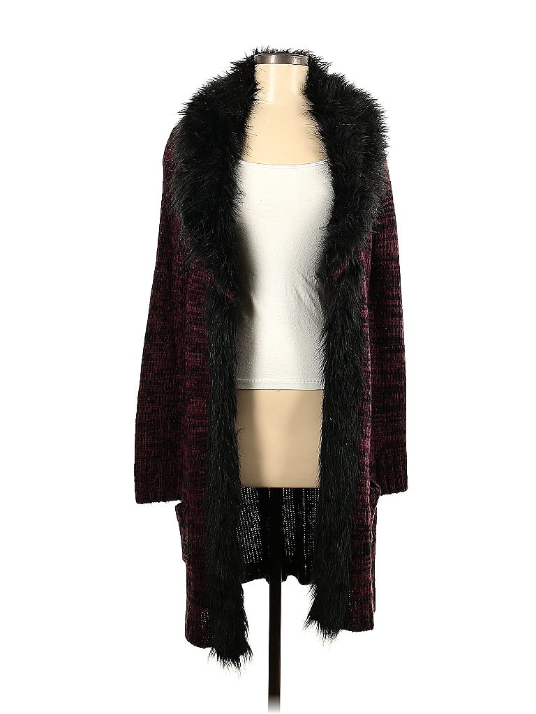 Reformation Burgundy Faux Fur Jacket Size XS - 70% off | thredUP