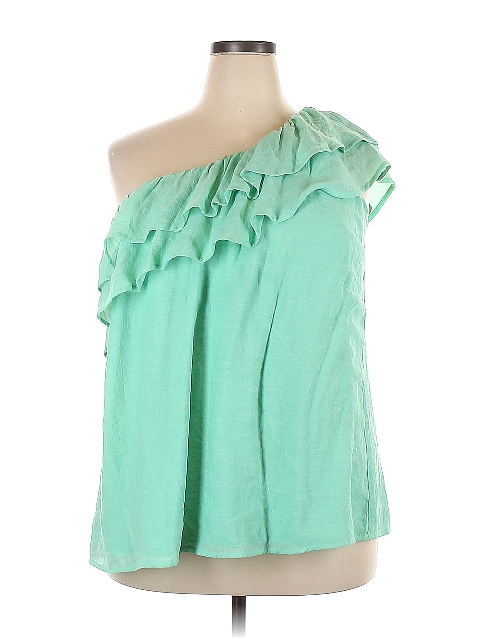 Lane Bryant Green Sleeveless Top Size 20 (Plus) - 65% off | thredUP