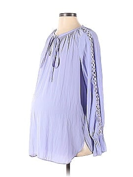 FOR 2 by Ramy Brook Lavendar Trace Maternity Top (view 1)