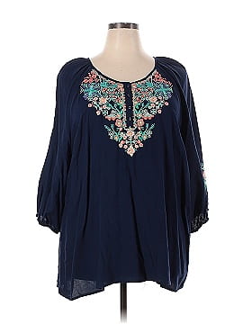C&C California Long Sleeve Blouse (view 1)