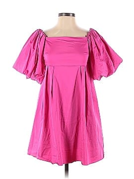 Peter Som Collective Pink Puff Sleeve Dress (view 1)