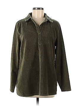 Belle By Kim Gravel Long Sleeve Button-Down Shirt (view 1)