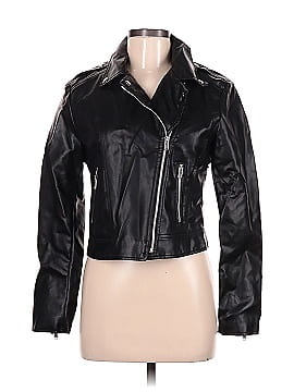 Shein Faux Leather Jacket (view 1)