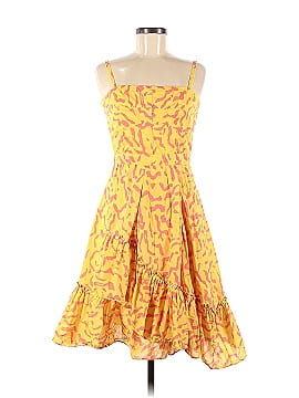 Derek Lam Collective Yellow Scribble Dress (view 1)