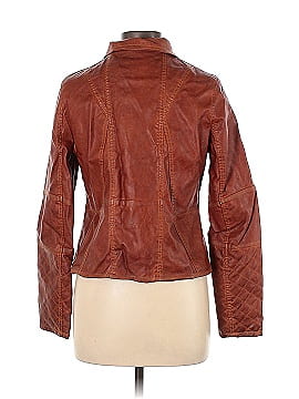 Indigo Saints Faux Leather Jacket (view 2)