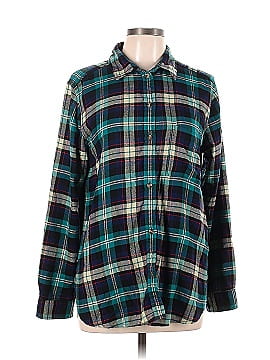 American Eagle Outfitters Long Sleeve Button-Down Shirt (view 1)