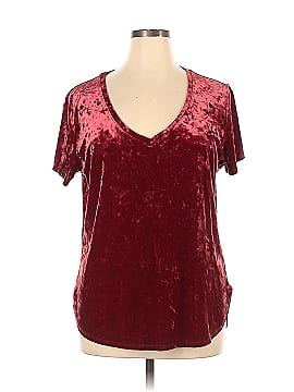 Soho JEANS NEW YORK & COMPANY Short Sleeve Blouse (view 1)