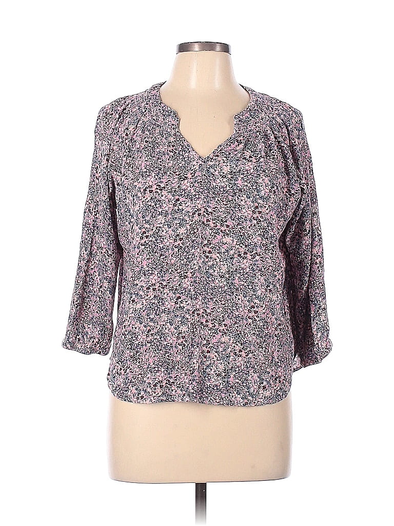 MASON & BELLE Purple Long Sleeve Blouse Size L - 81% off | ThredUp