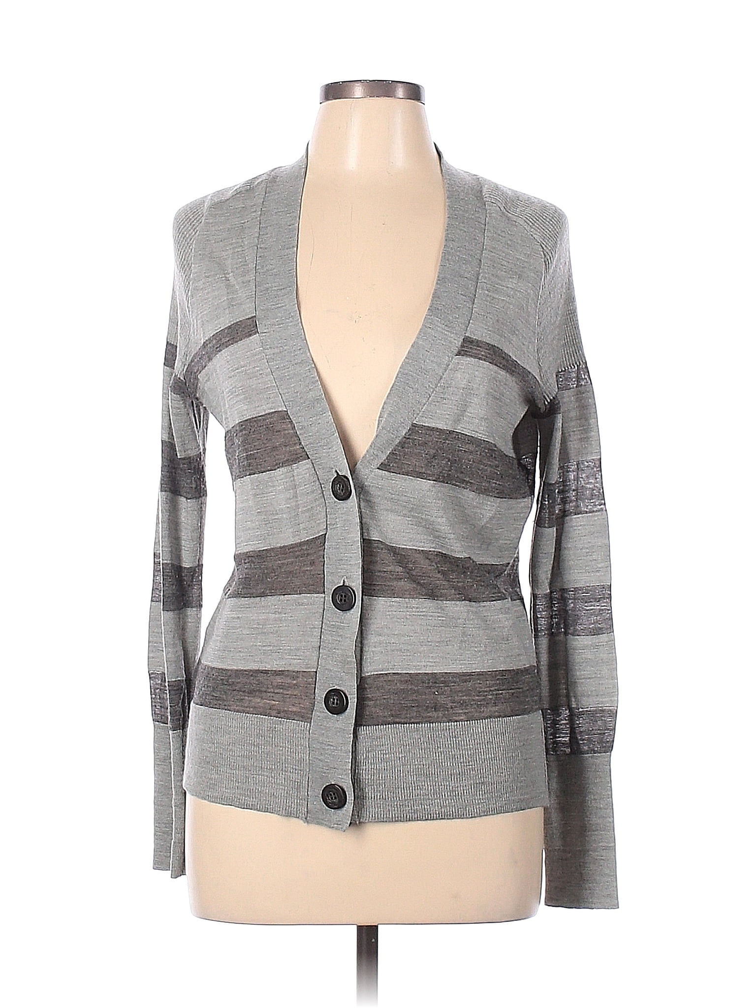 Ann Taylor LOFT Gray Cardigan Size L - 67% off | thredUP