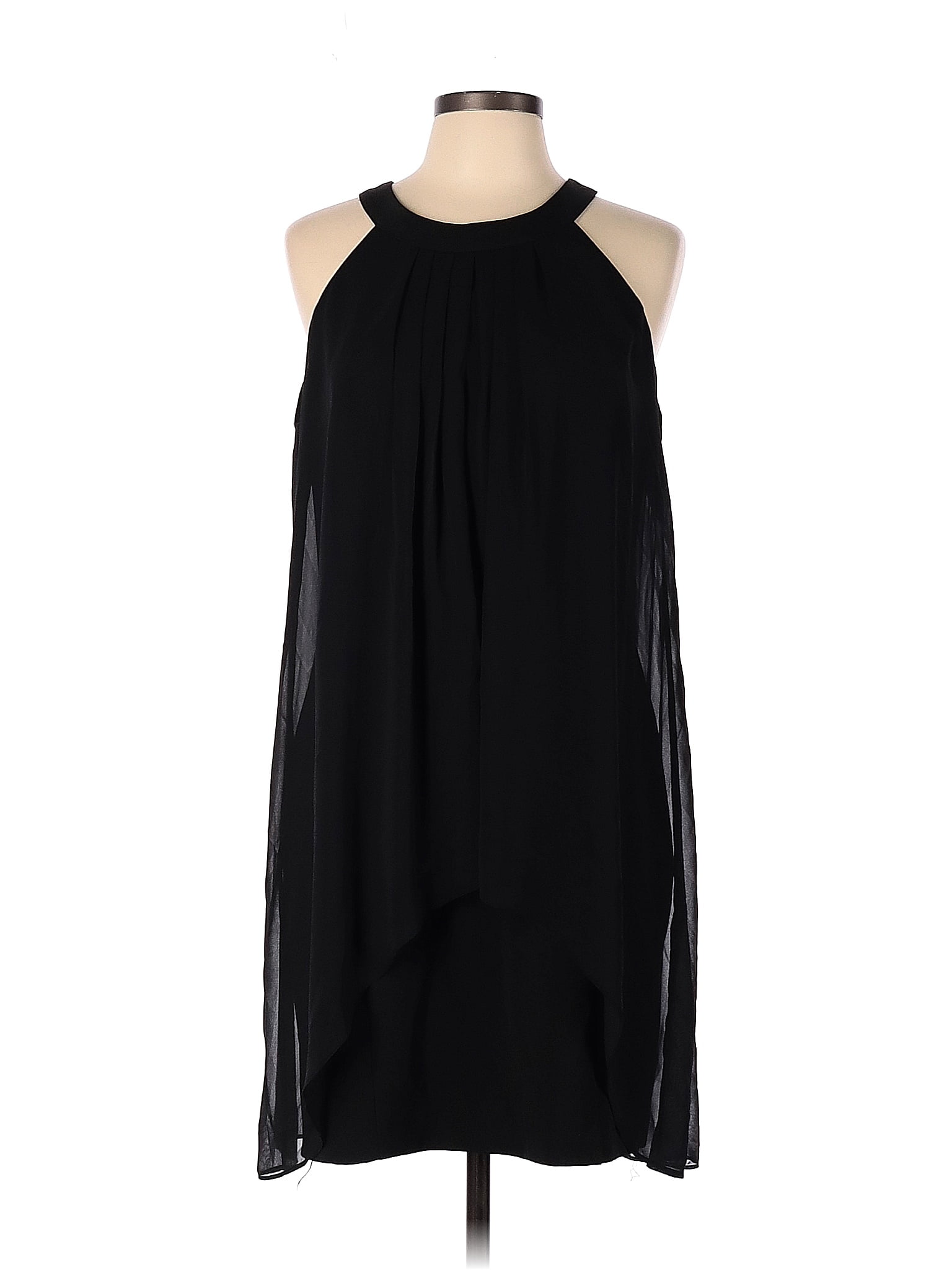 White House Black Market Solid Black Cocktail Dress Size 12 - 81% off ...