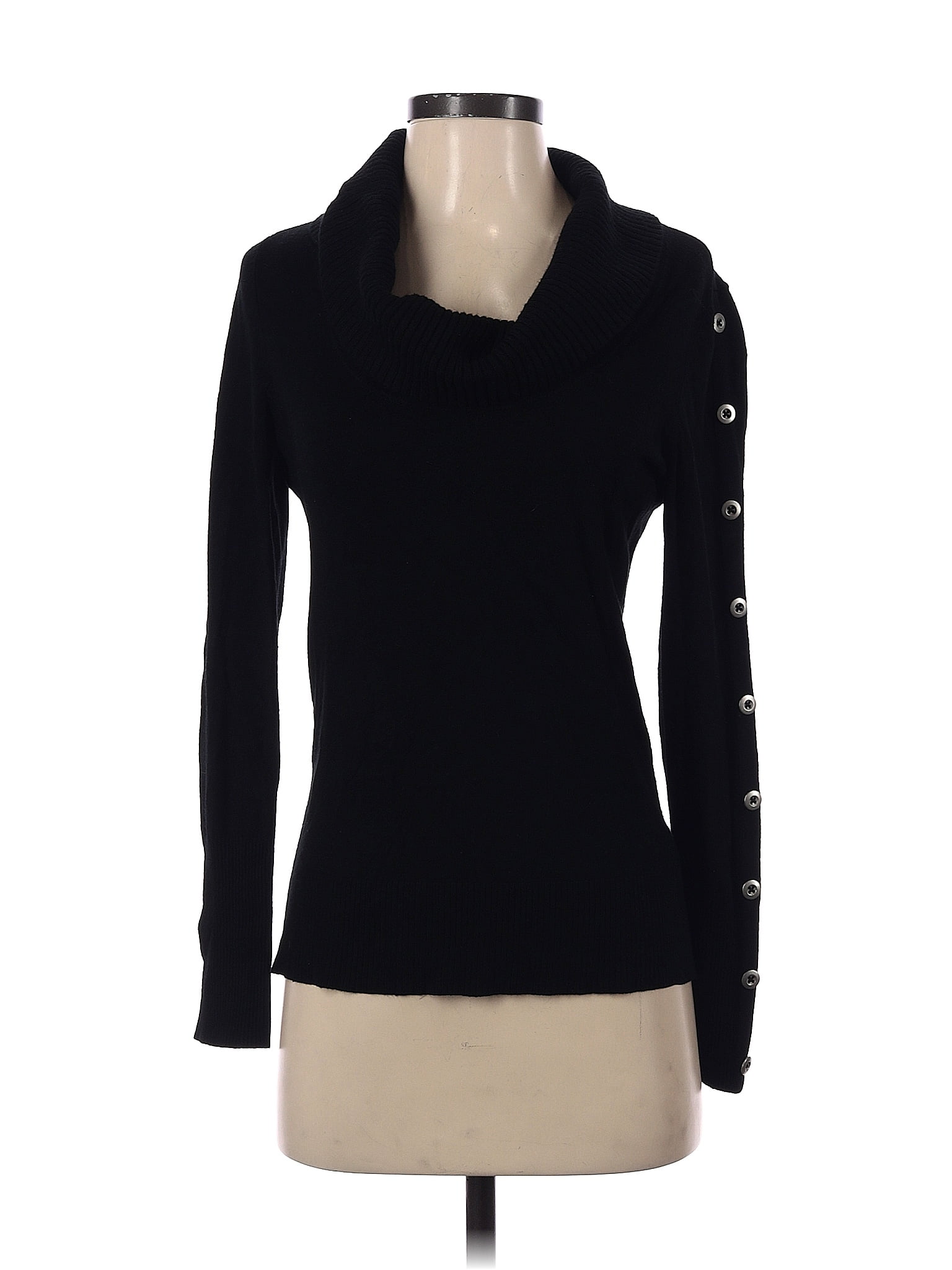 White House Black Market Black Turtleneck Sweater Size S - 65% off ...