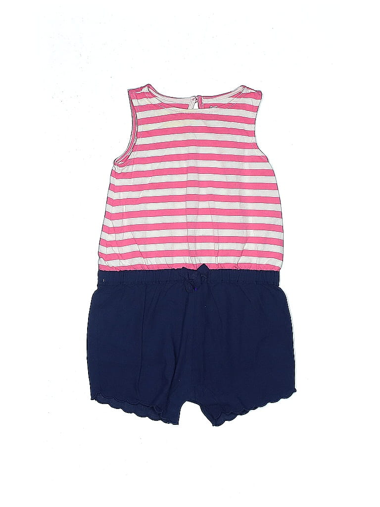 Baby Gap 100% Cotton Blue Pink Short Sleeve Outfit Size 6-12 mo - photo 1