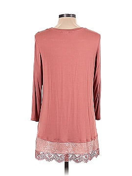 LOGO by Lori Goldstein 3/4 Sleeve Top (view 2)
