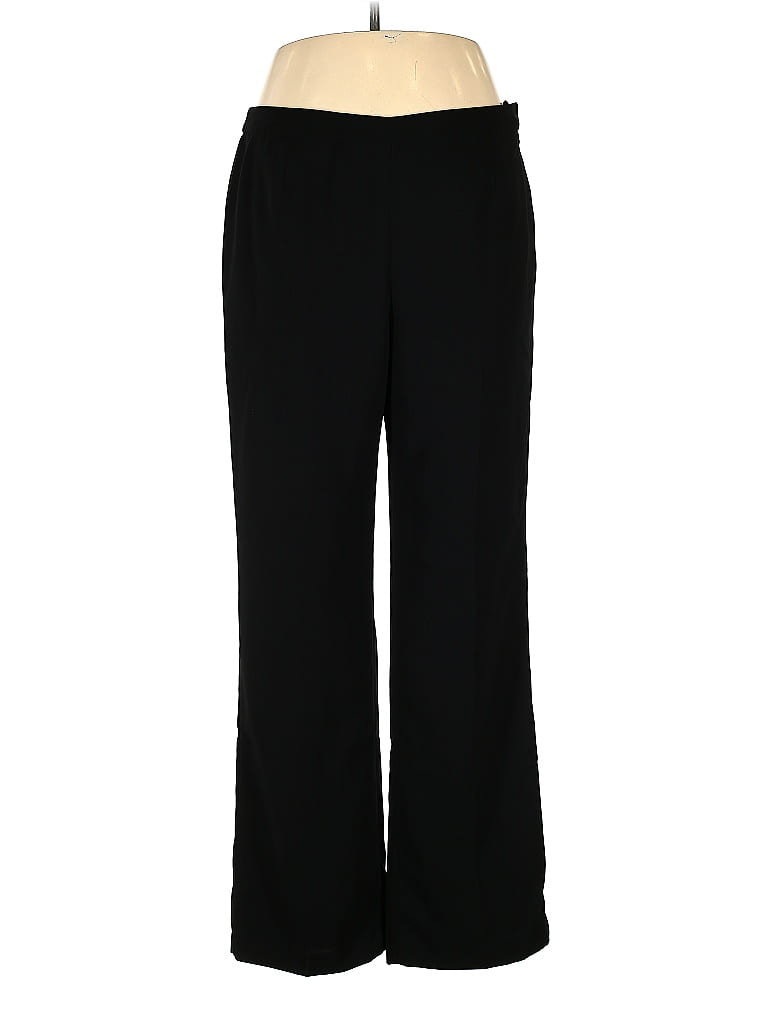Kasper 100% Polyester Black Dress Pants Size 14 - photo 1