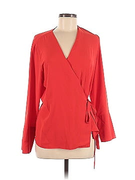 Topshop Long Sleeve Blouse (view 1)