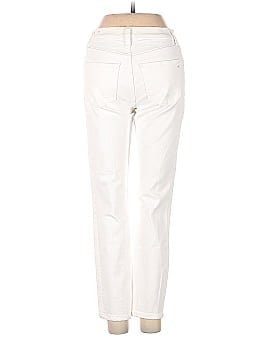 Madewell 8" Skinny Jeans in Pure White (view 2)
